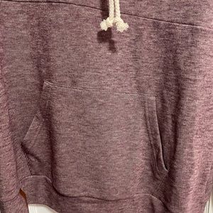 Ampersand cowl neck hoodie